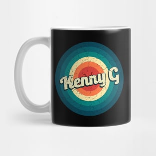 Graphic Kenny G Name Retro Vintage Circle Mug